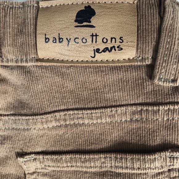 BABYCOTTONS brown/tan corduroy jeans size 4 🍰 - Picture 3 of 5